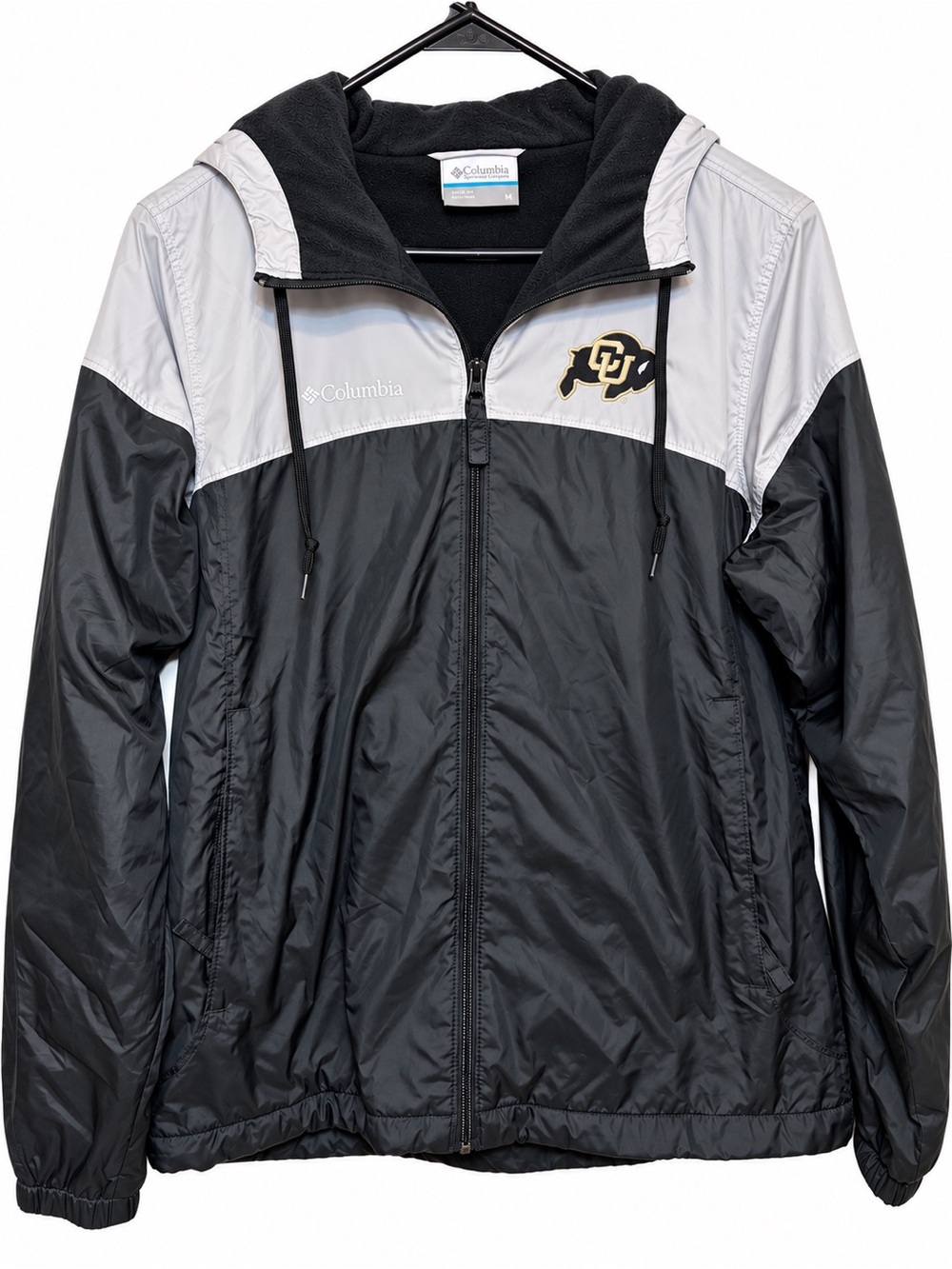 Columbia Colorado Buffaloes CU Women’s Medium Fleece Lined Windbreaker Jacket